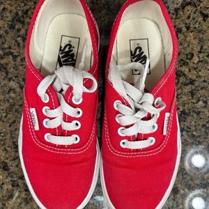SOLD Red vans